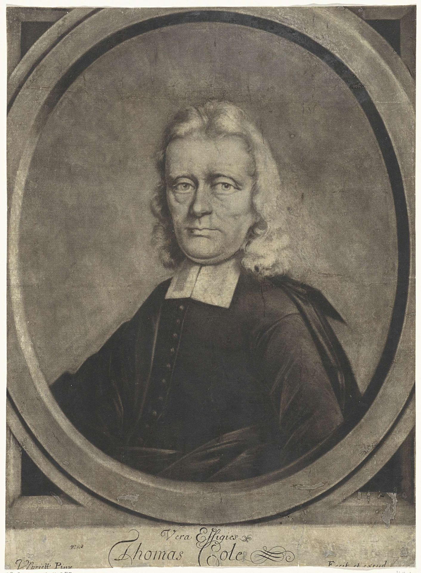 Portret van Thomas Cole by Jan van der Spriet