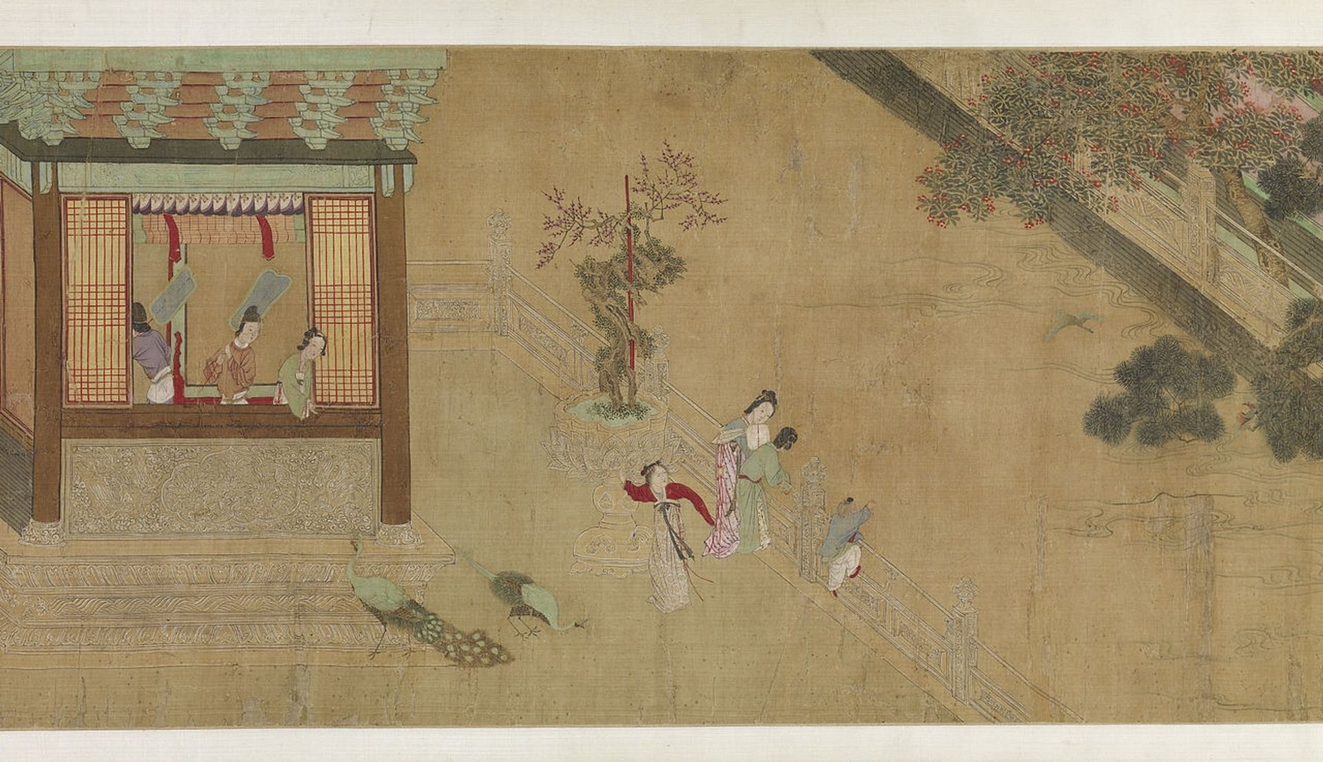 Spring Morning in the Han Palace (View B) by Qiu Ying