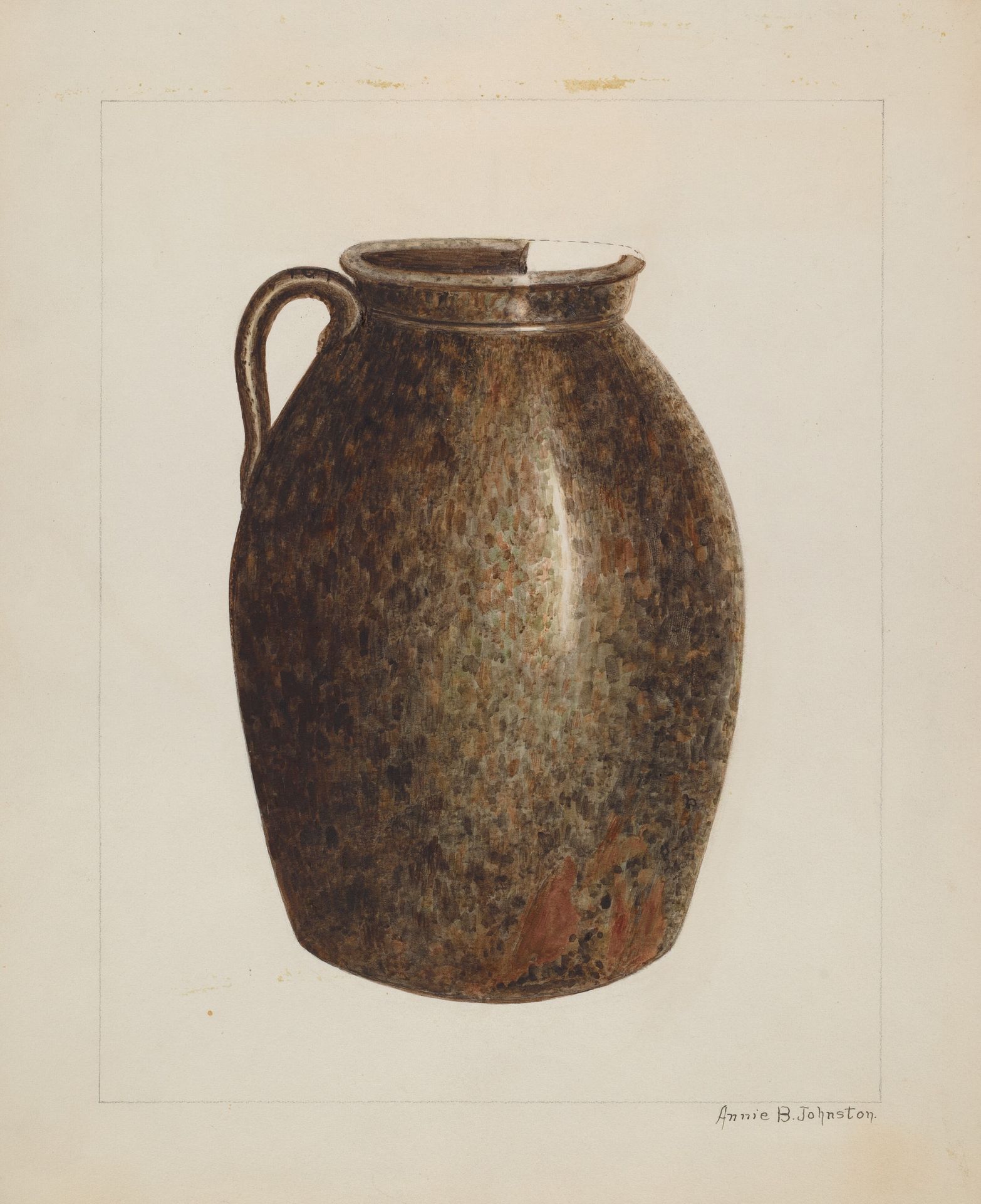 Stoneware Jar by Annie B. Johnston