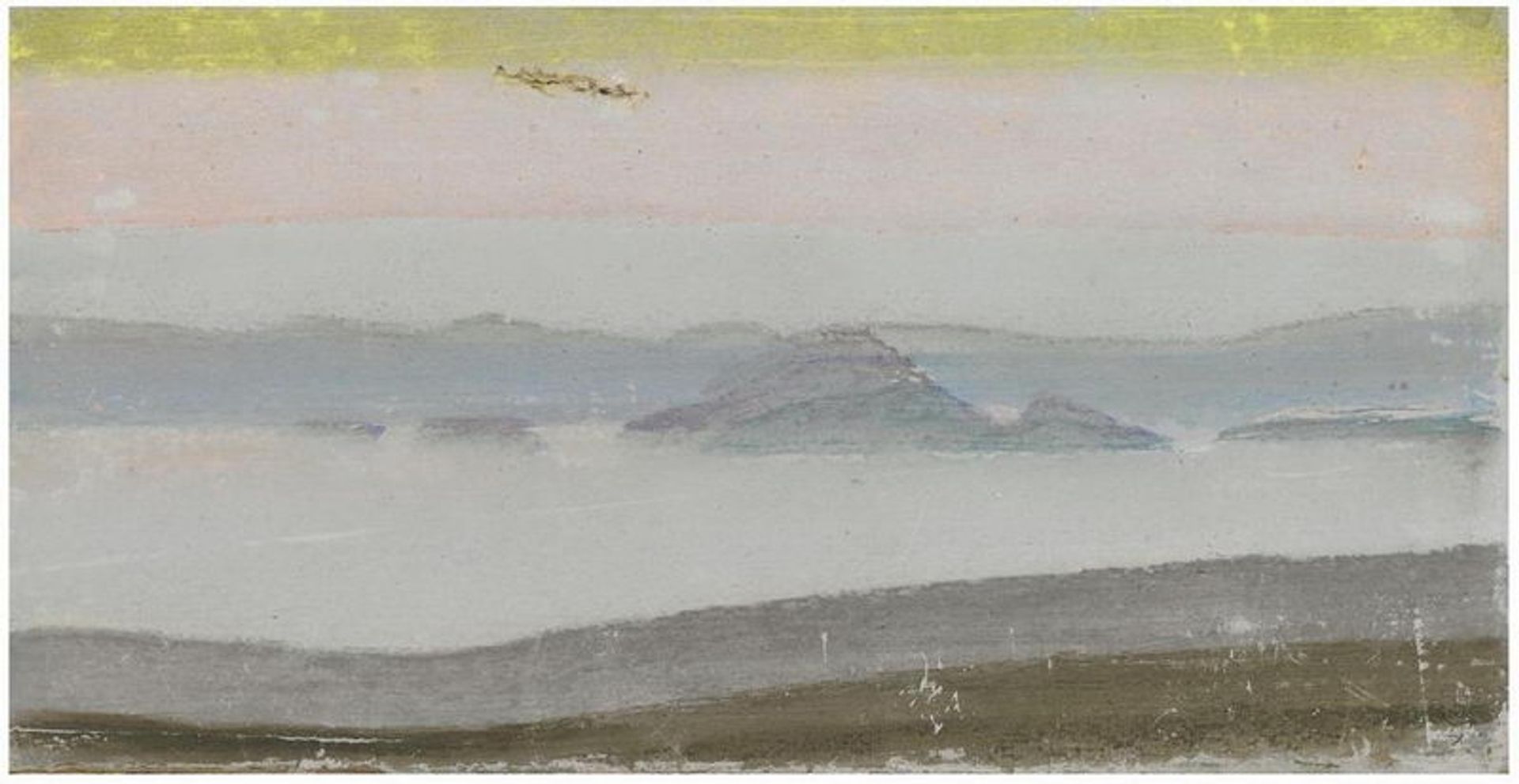 Sketch for Ladoga series by Nicholas Roerich