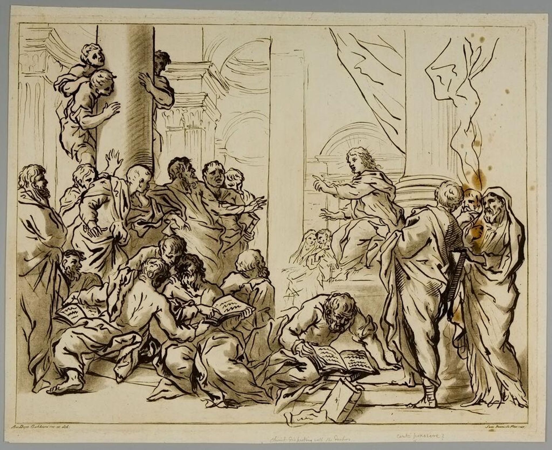 Christ Disputing with the Doctors by Santi Pacini