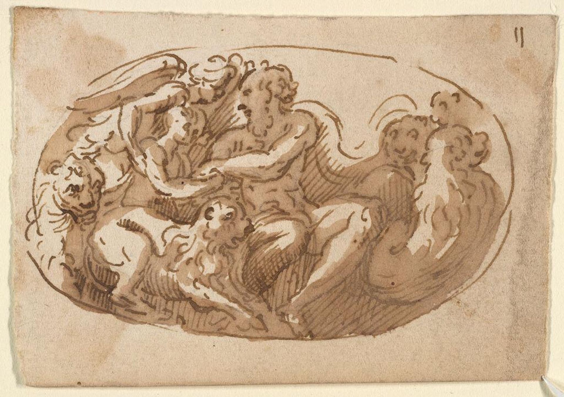 Daniel in the Lions' Den by Anonymous