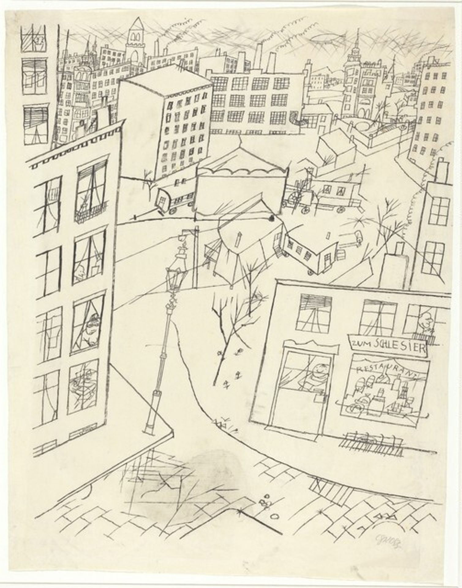 Suburb (Vorstadt) by George Grosz