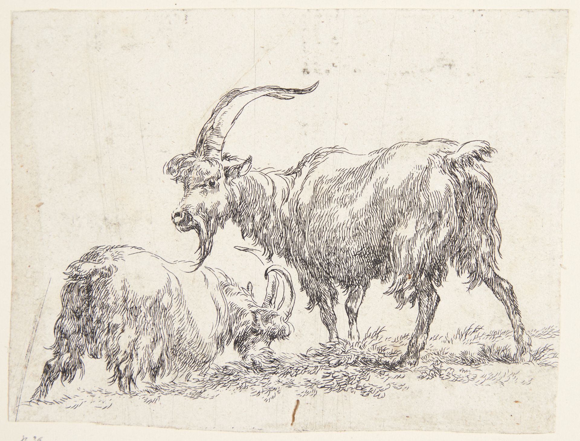 To geder by Nicolaes Berchem
