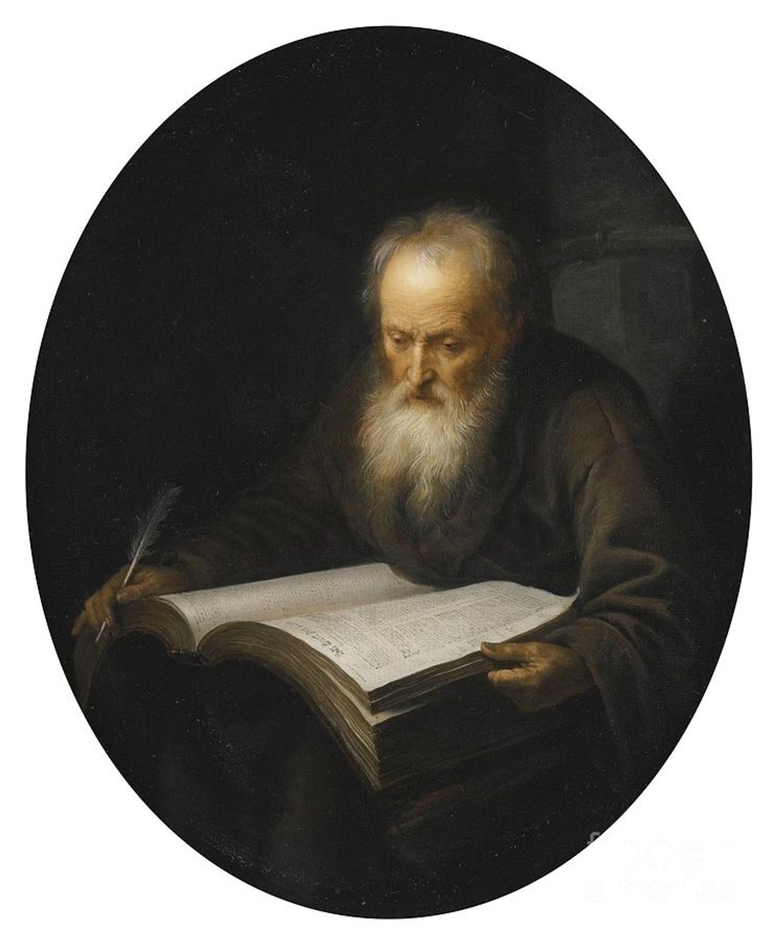 Portrait of a Scholar by Gerrit Dou
