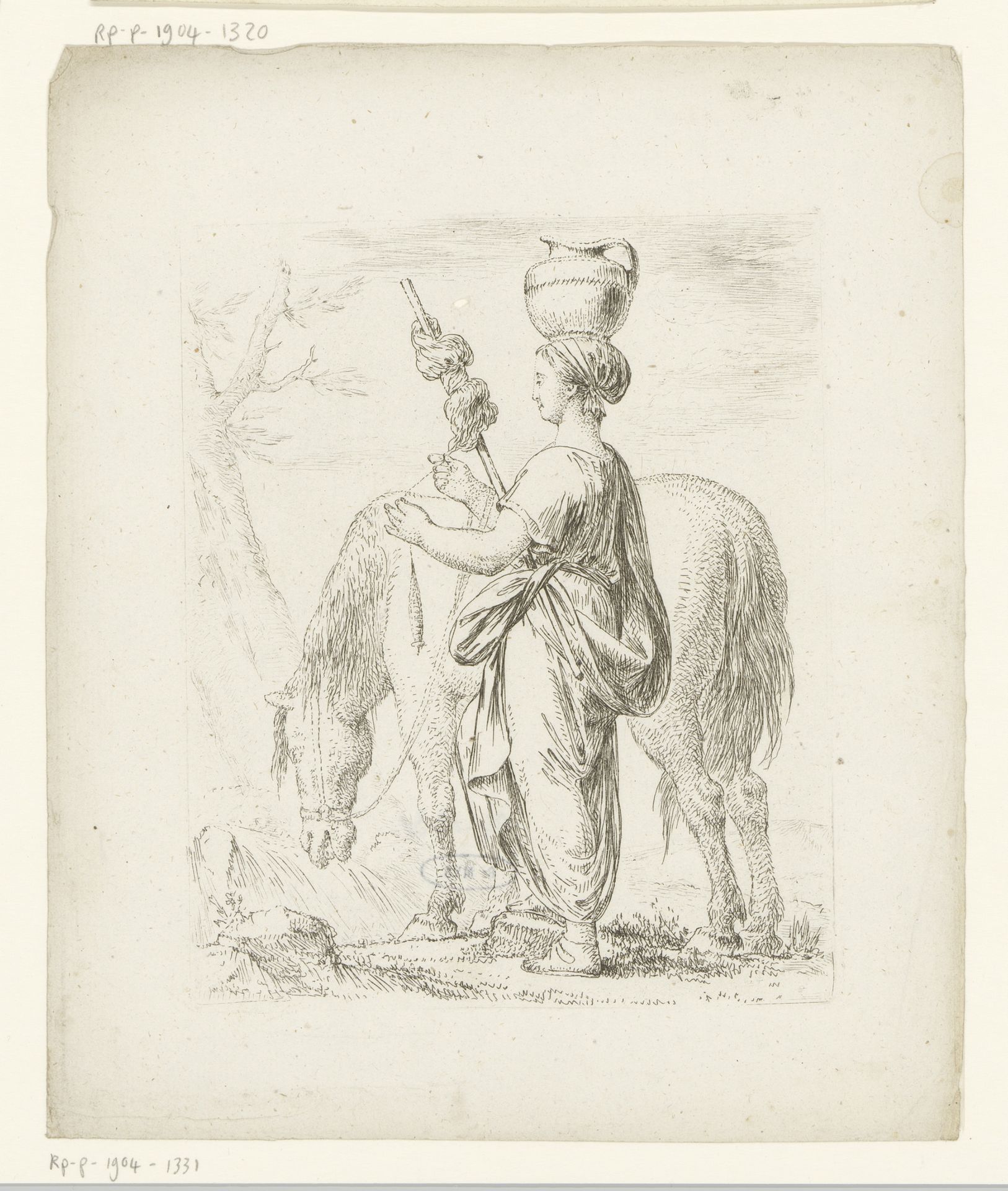 Allegorie van de ijver by Christian Bernhard Rode