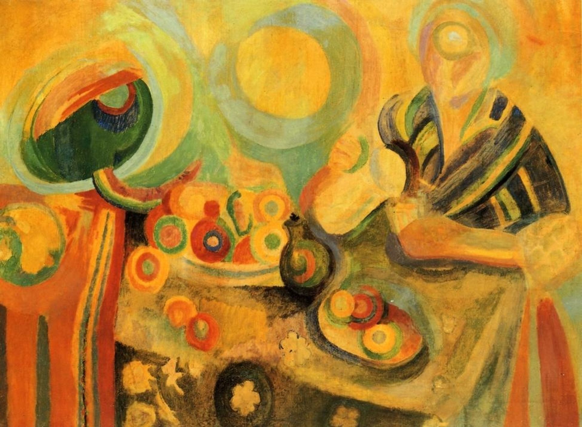 Pouring by Robert Delaunay
