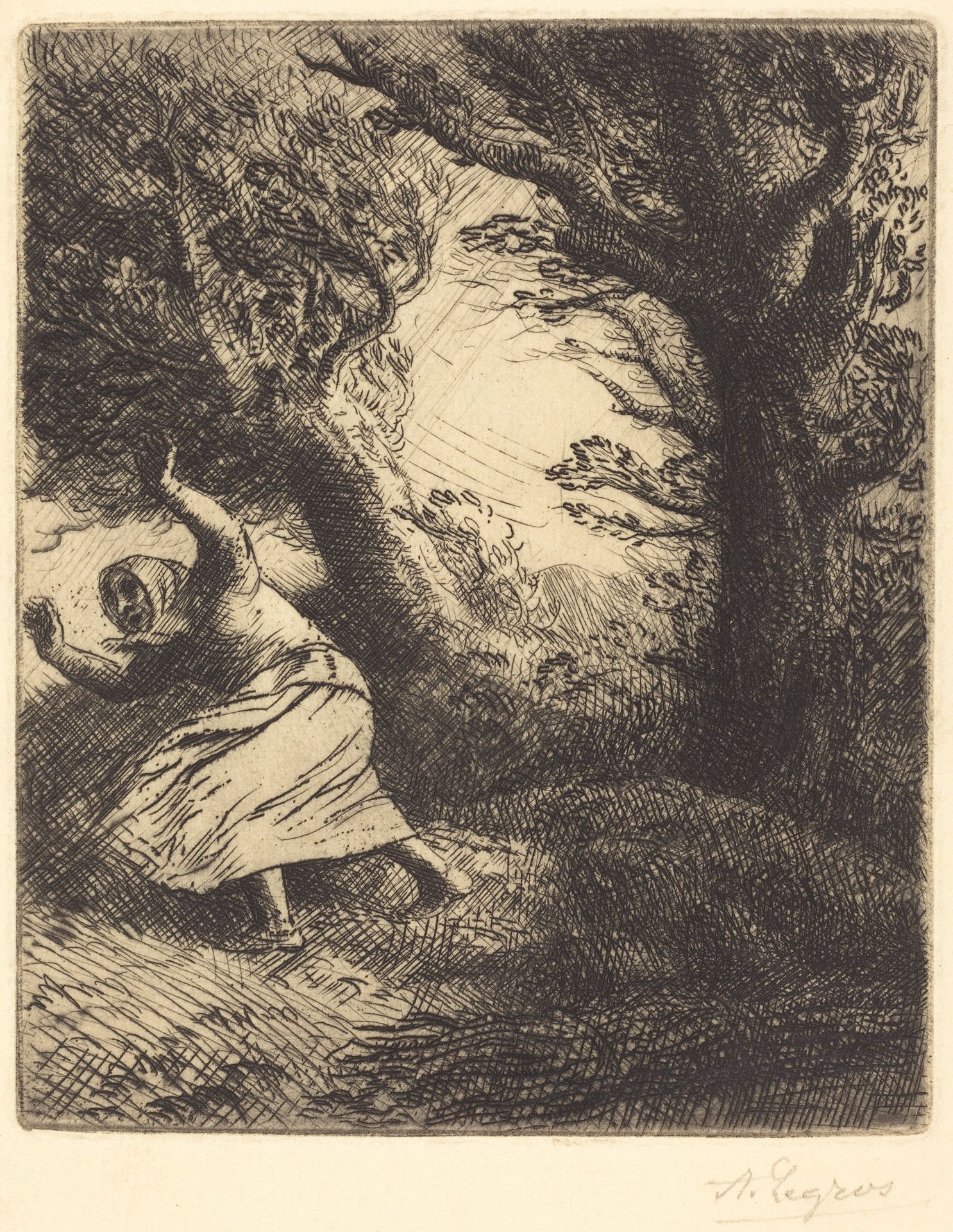 Thunder (Un coup de foudre) by Alphonse Legros