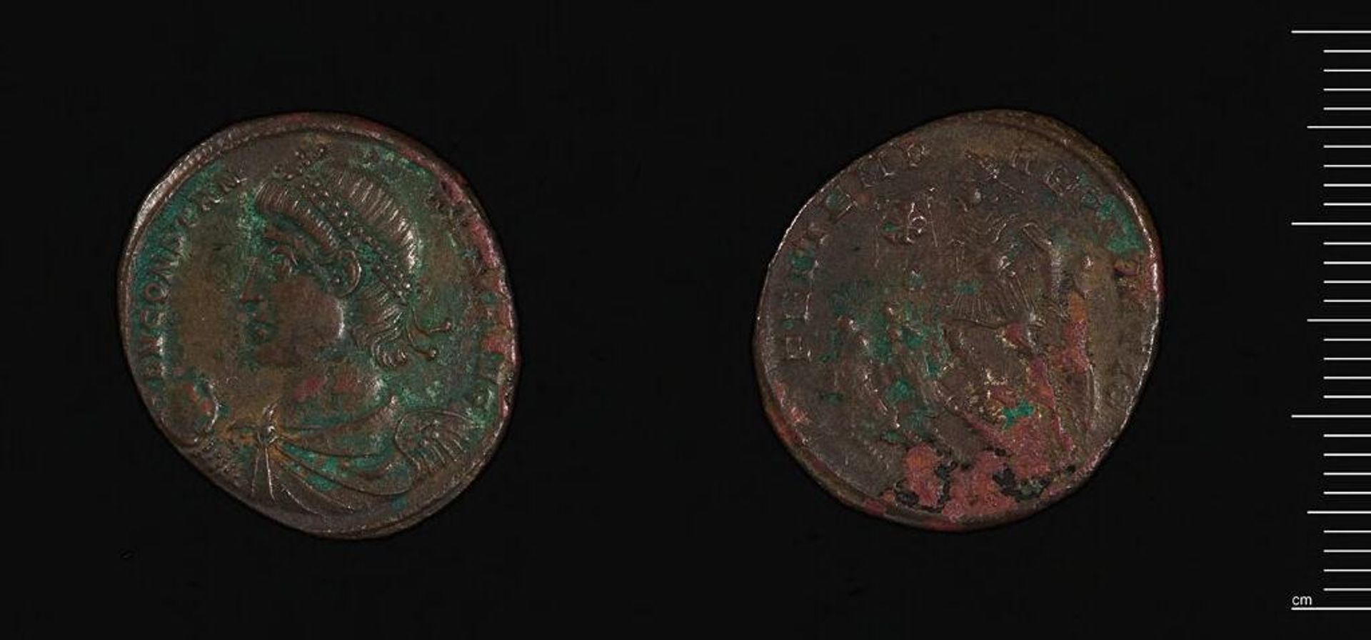 Coin of Constantius II, Constantinople by Constantius II