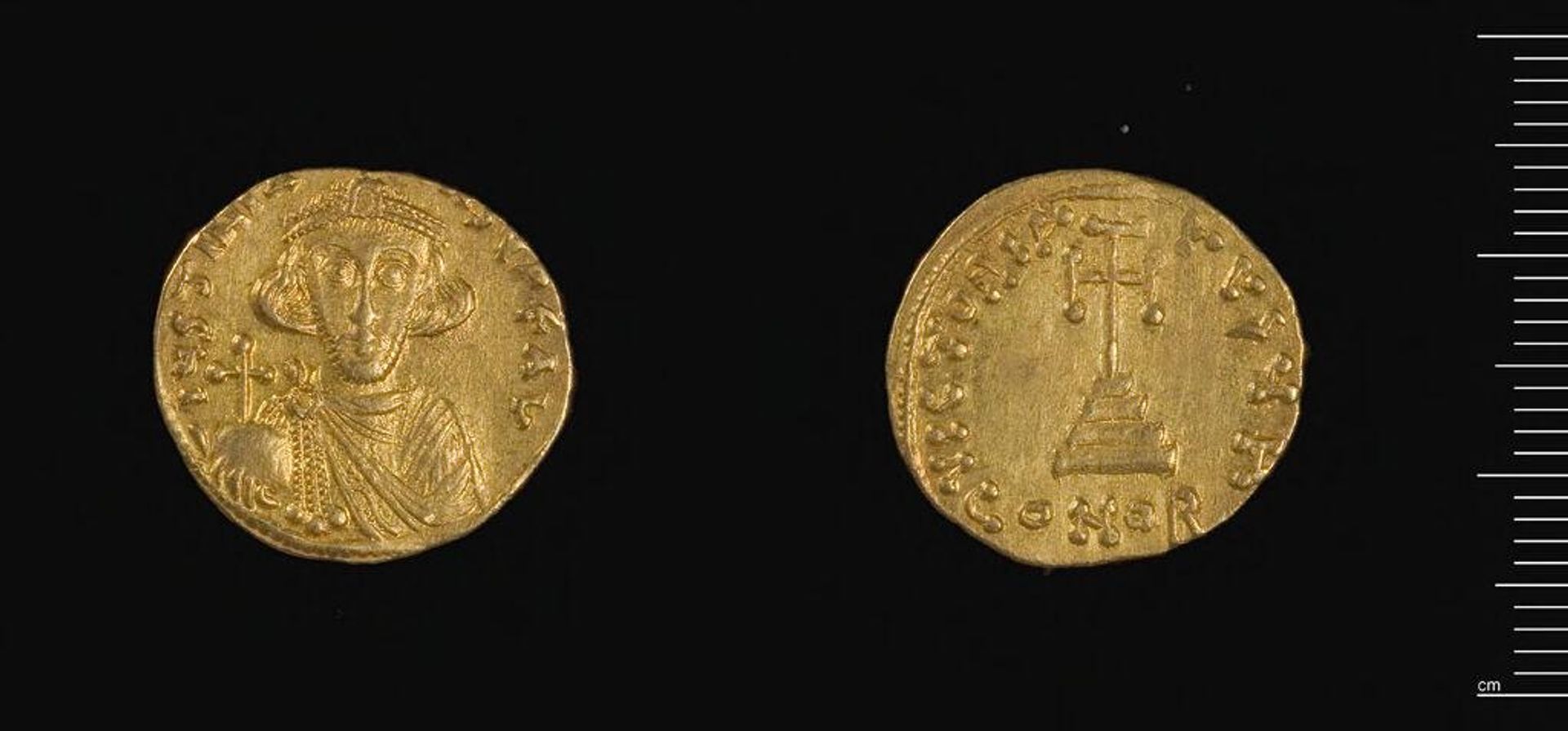 Coin of Justinian II by Justinian II