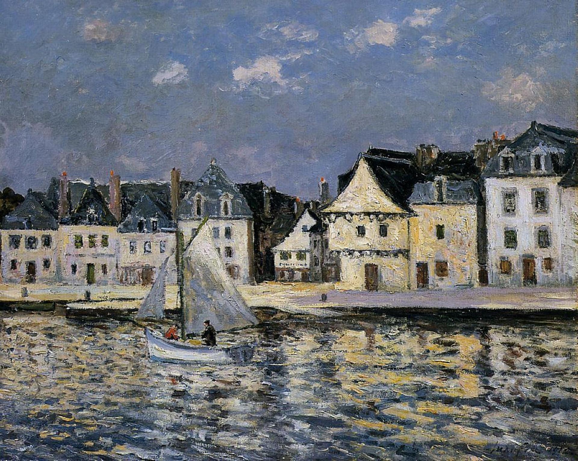 The Port of Saint Goustan by Maxime Maufra