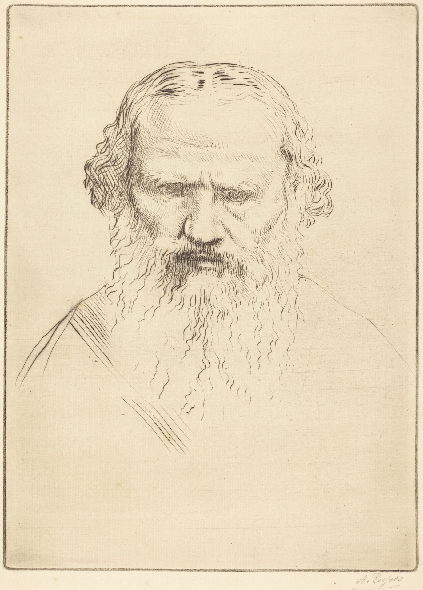 Tolstoy by Alphonse Legros