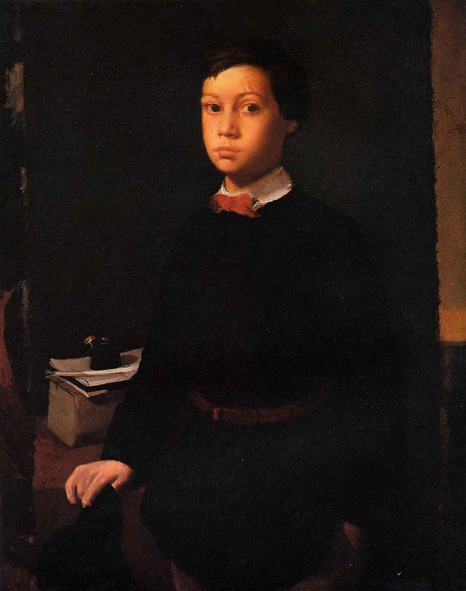 Portrait of Rene De Gas by Edgar Degas