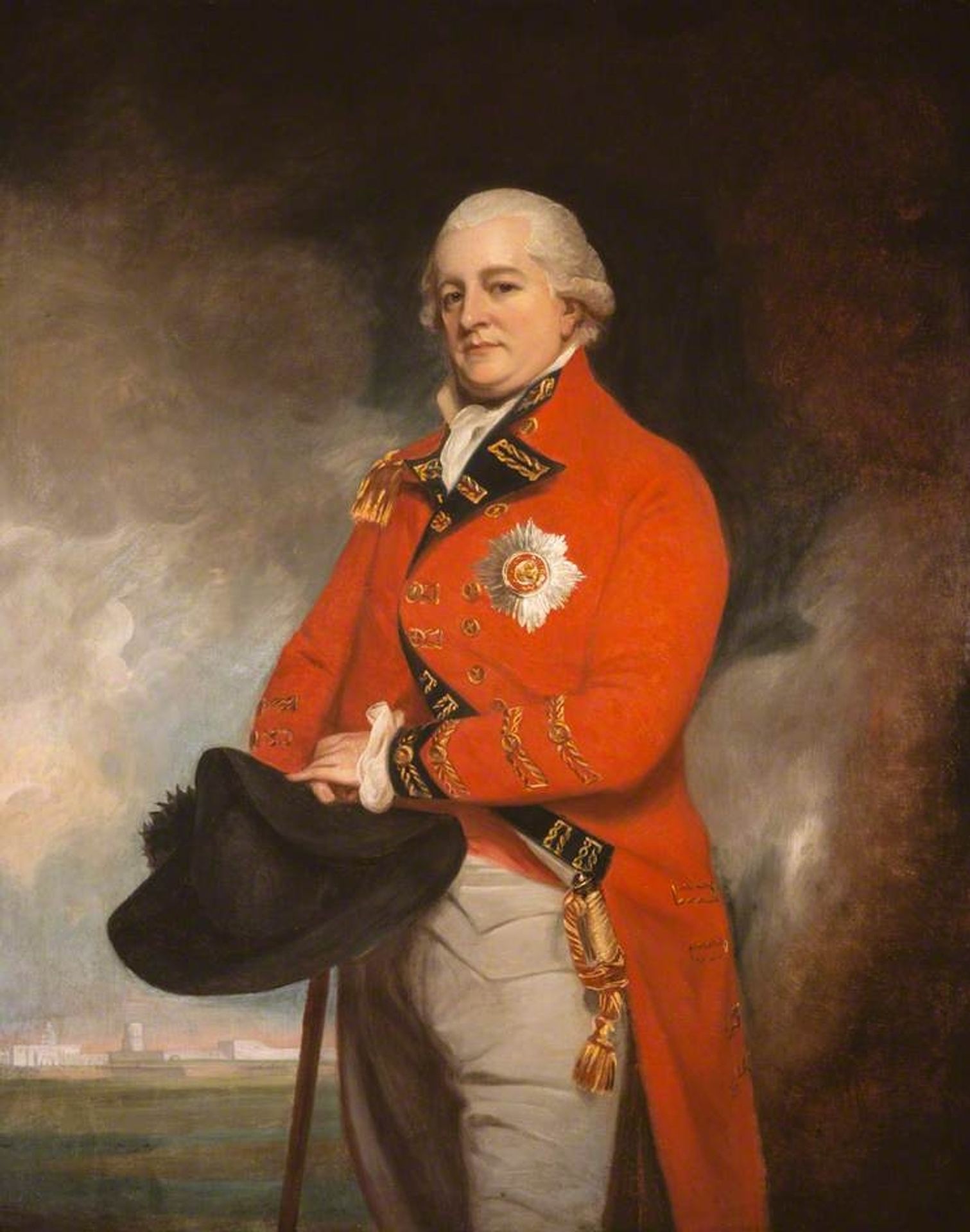 General Sir Archibald Campbell (1739–1791), Soldier by George Romney