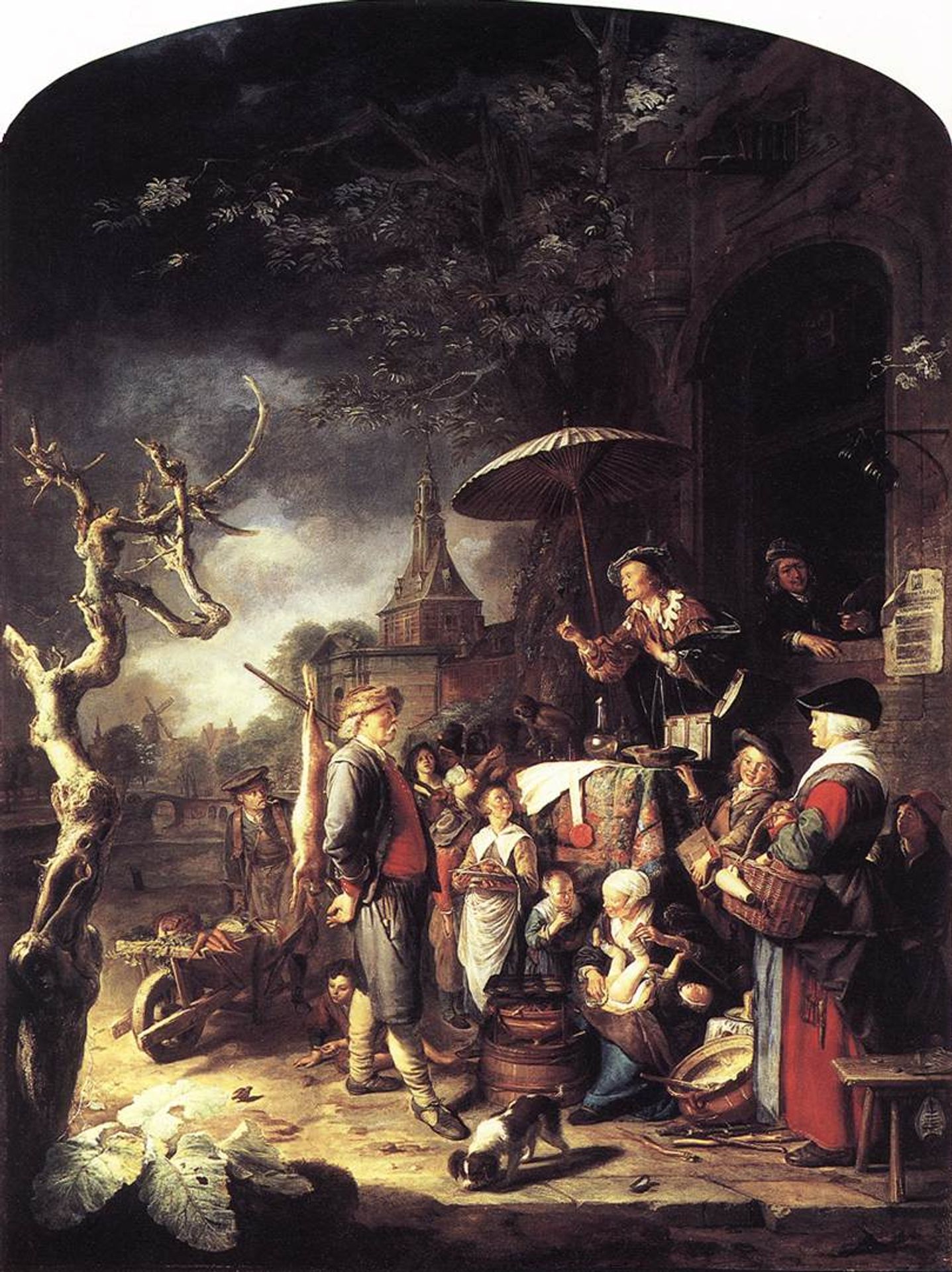 The Quack by Gerrit Dou