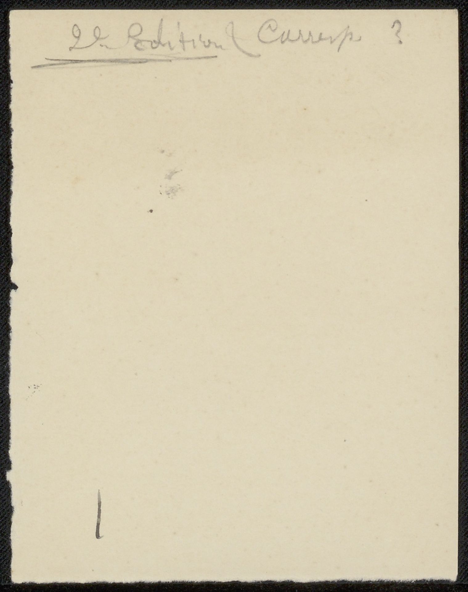 Aantekening uit archief Philip Zilcken by Philip Zilcken