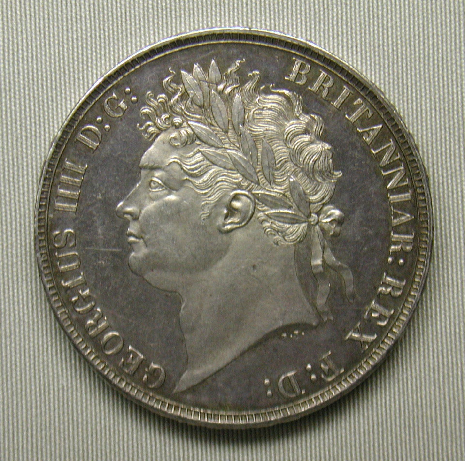 Proof crown of George IV by Benedetto Pistrucci