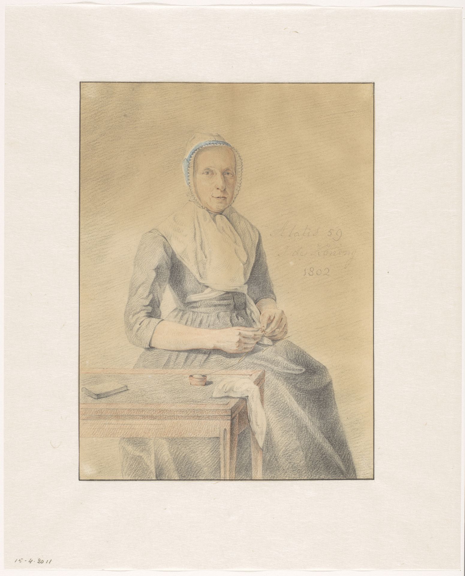 Portret van Catharina van Eck by Johannes de Koning