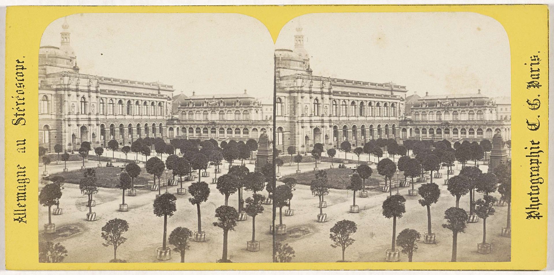 Zwinger in Dresden, Duitsland by Charles Gaudin