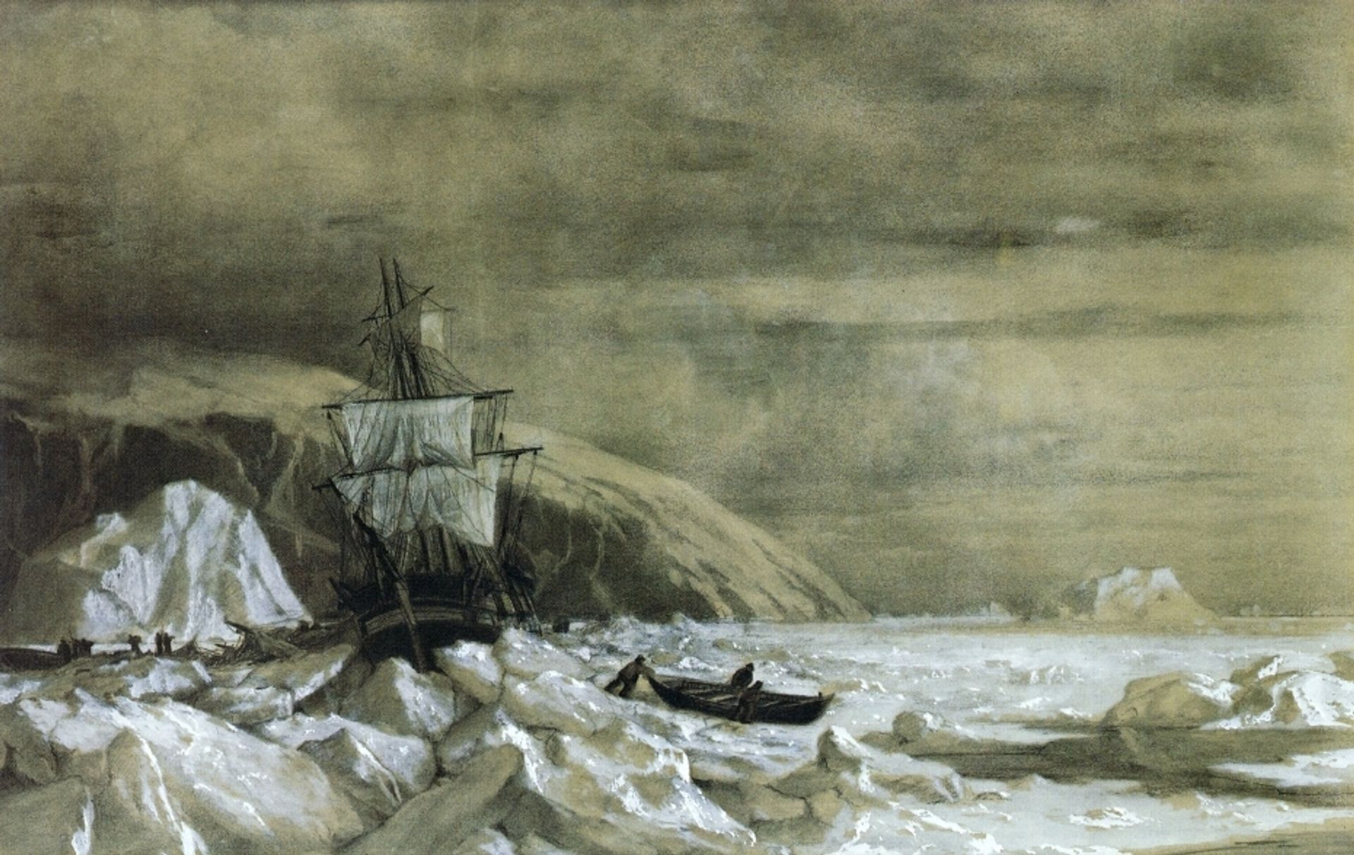 Locked In - Baffin Bay by William Bradford