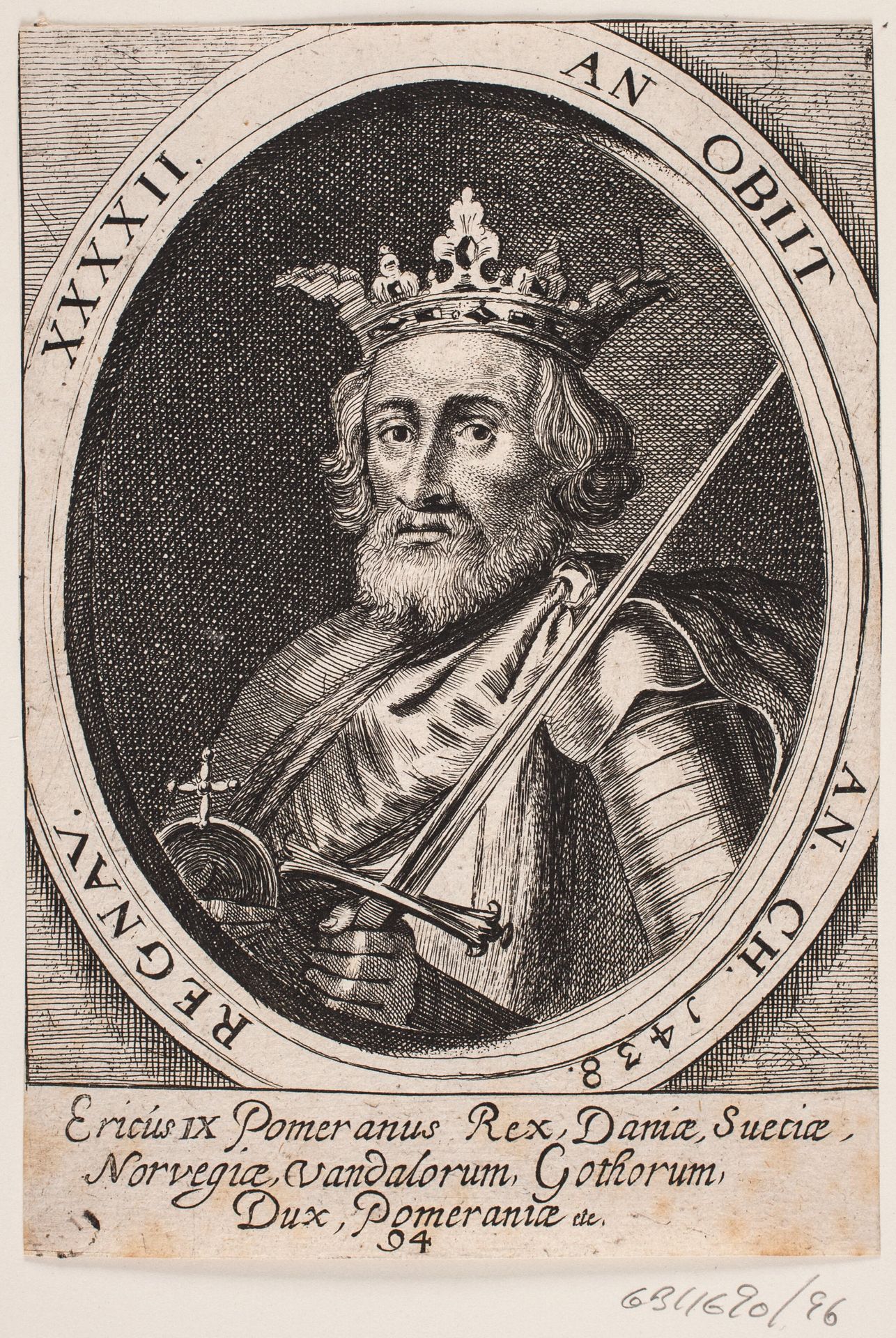 Erik af Pommern by Anonymous