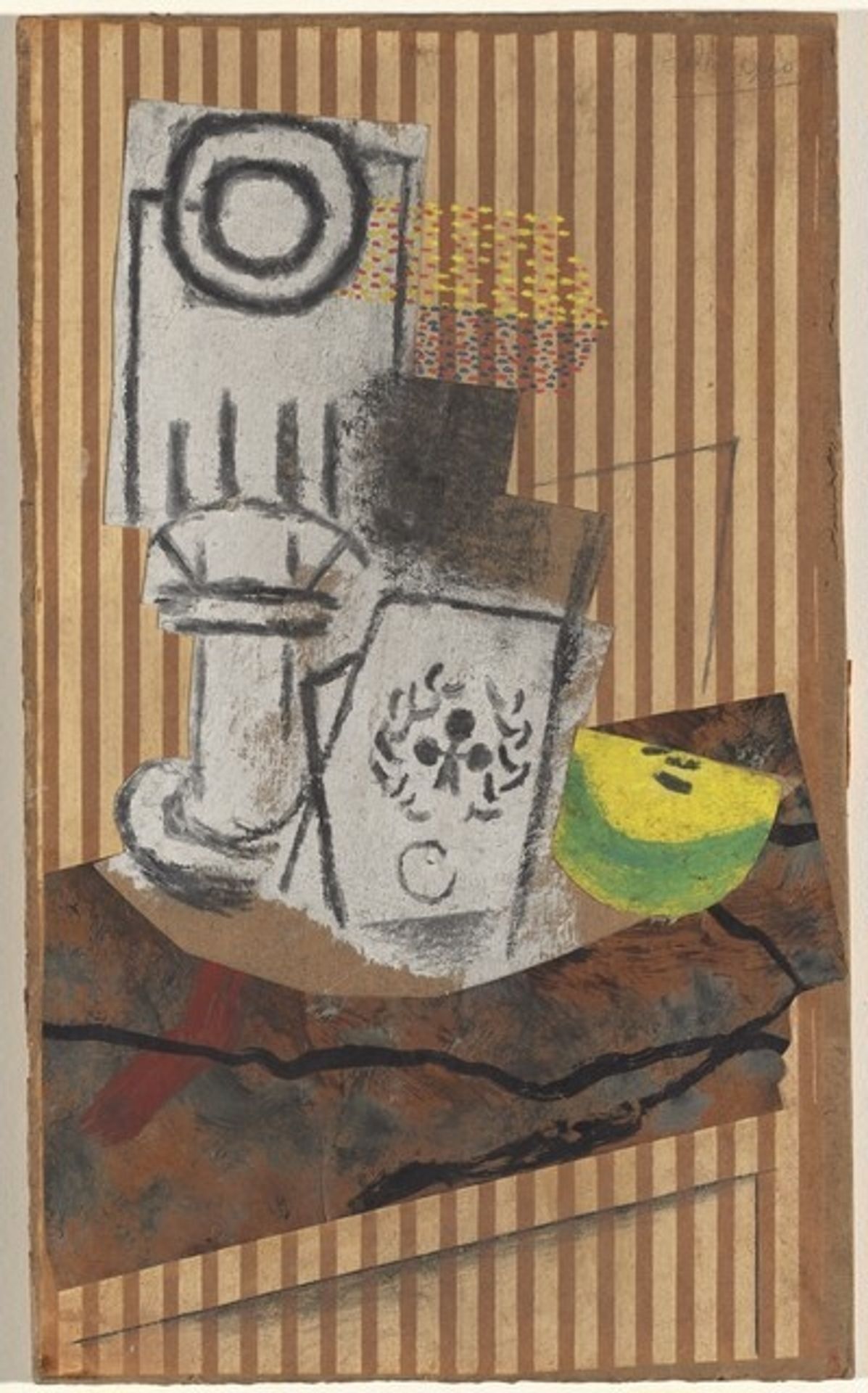 Still Life with a Glass and Ace of Clubs by Pablo Picasso