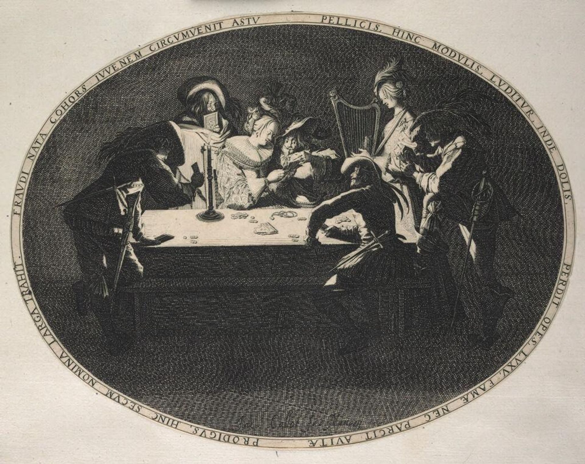 Card Players by Jacques Callot