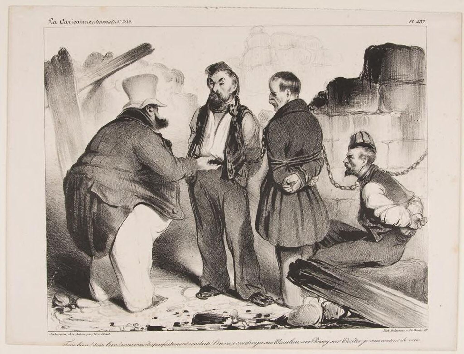 "Very good, very good, you are driving perfectly . . . " by Honoré Daumier