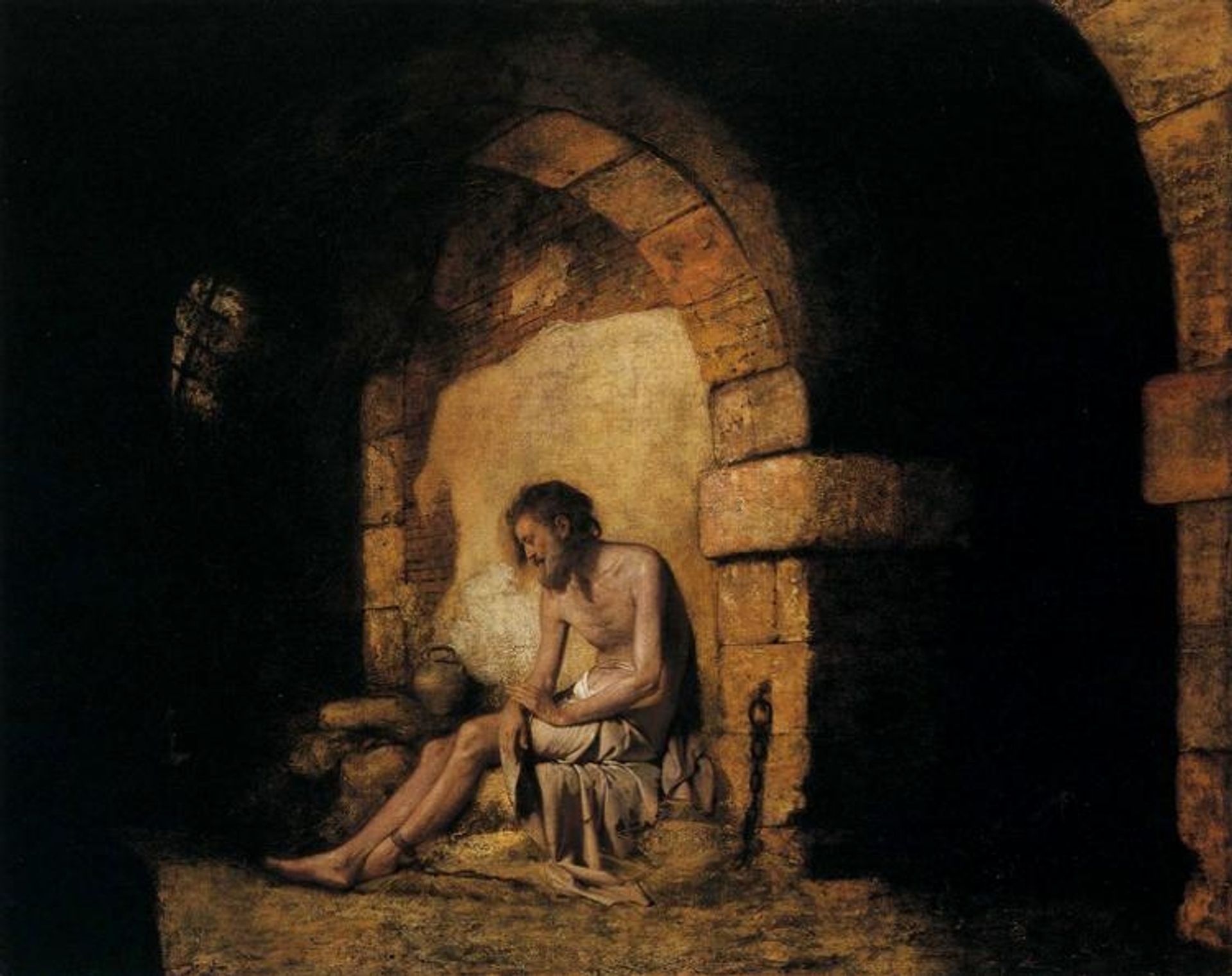 The Captive, from Sterne by Joseph Wright of Derby