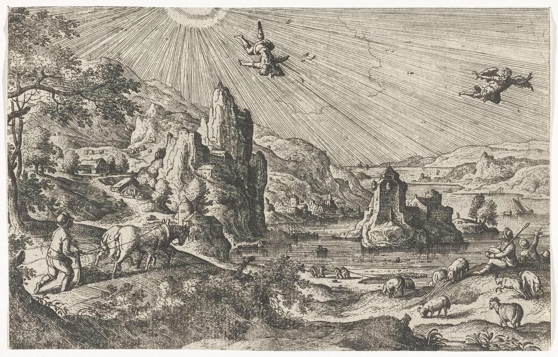 Val van Icarus by Anonymous