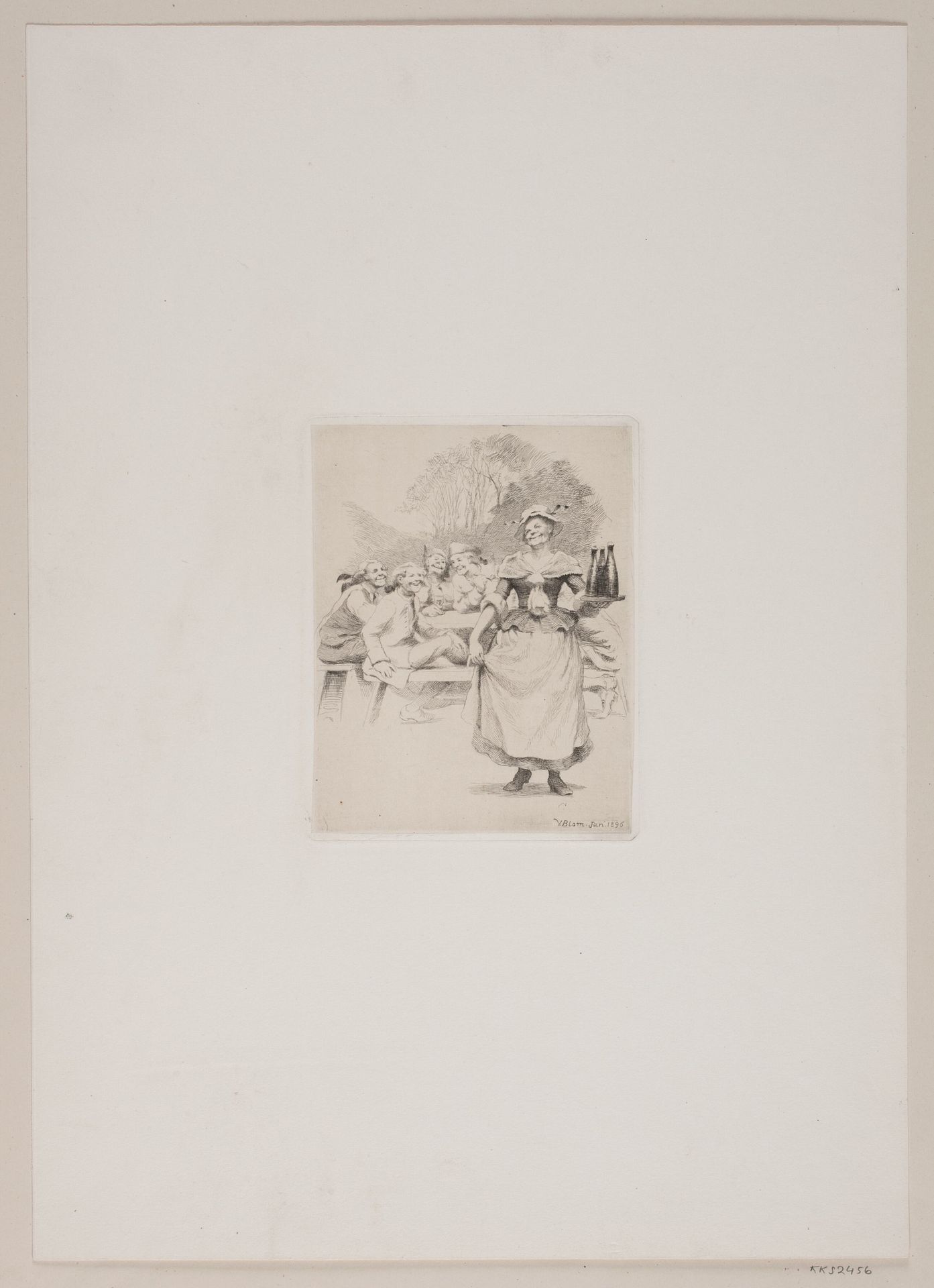 Bellmansk scene by G.V. Blom