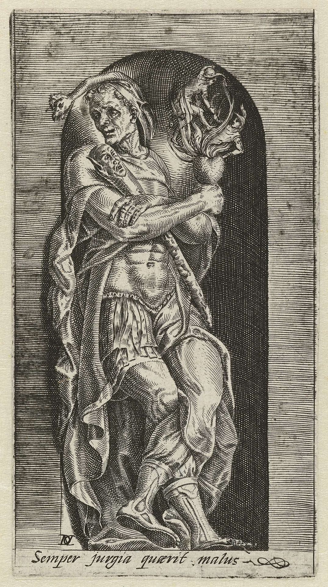 Dwaasheid van tweedracht by Dirck Volckertsz Coornhert