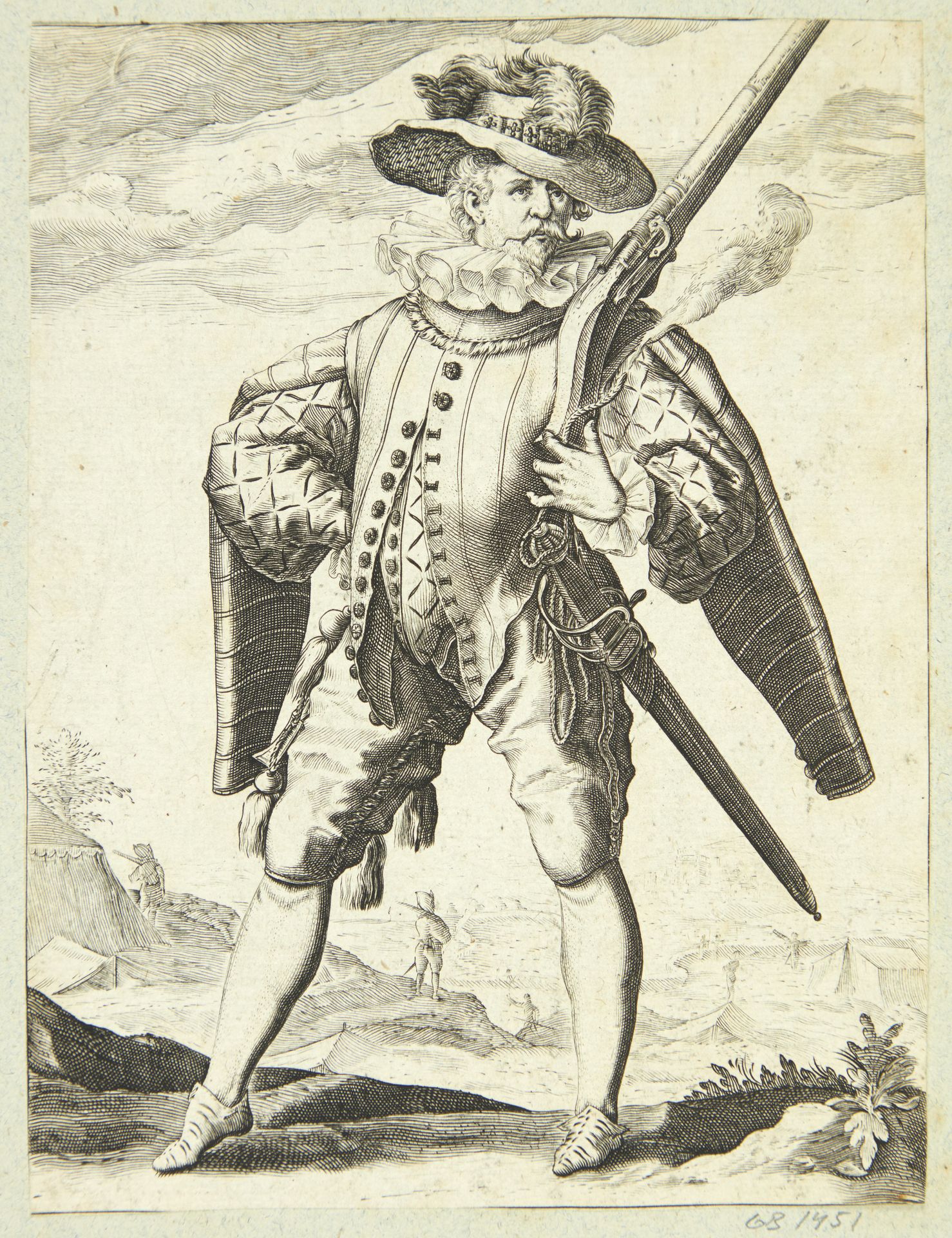 En musketer by Anonymous