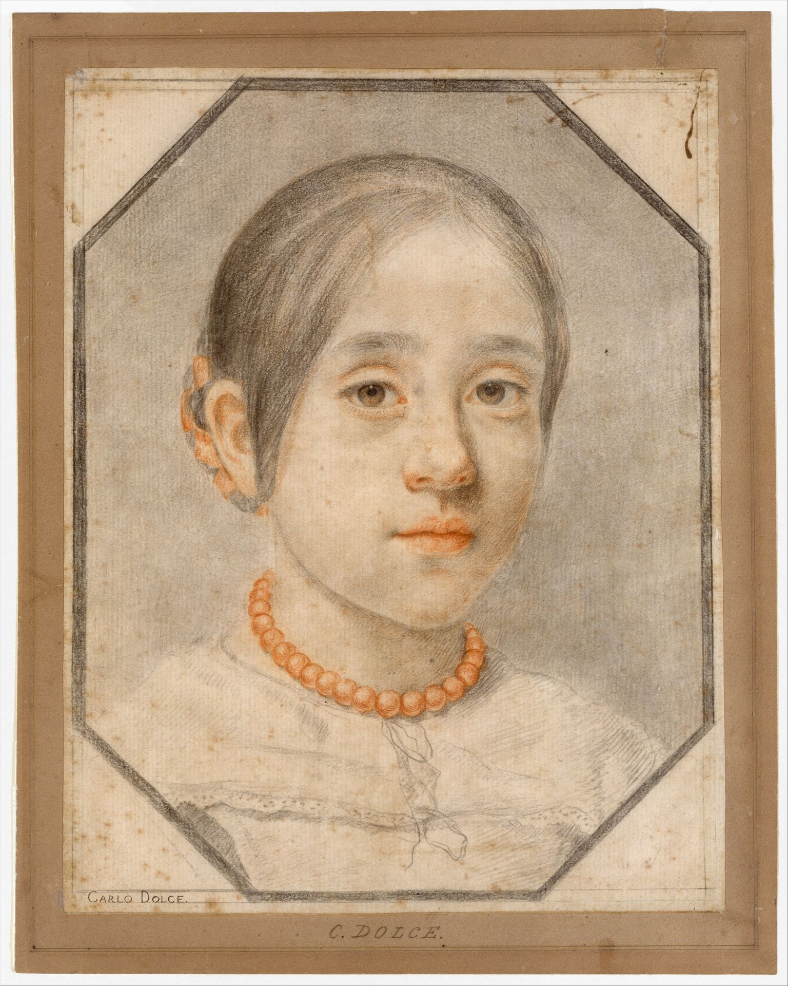Portrait of the Artist's Daughter Agata Dolci by Carlo Dolci