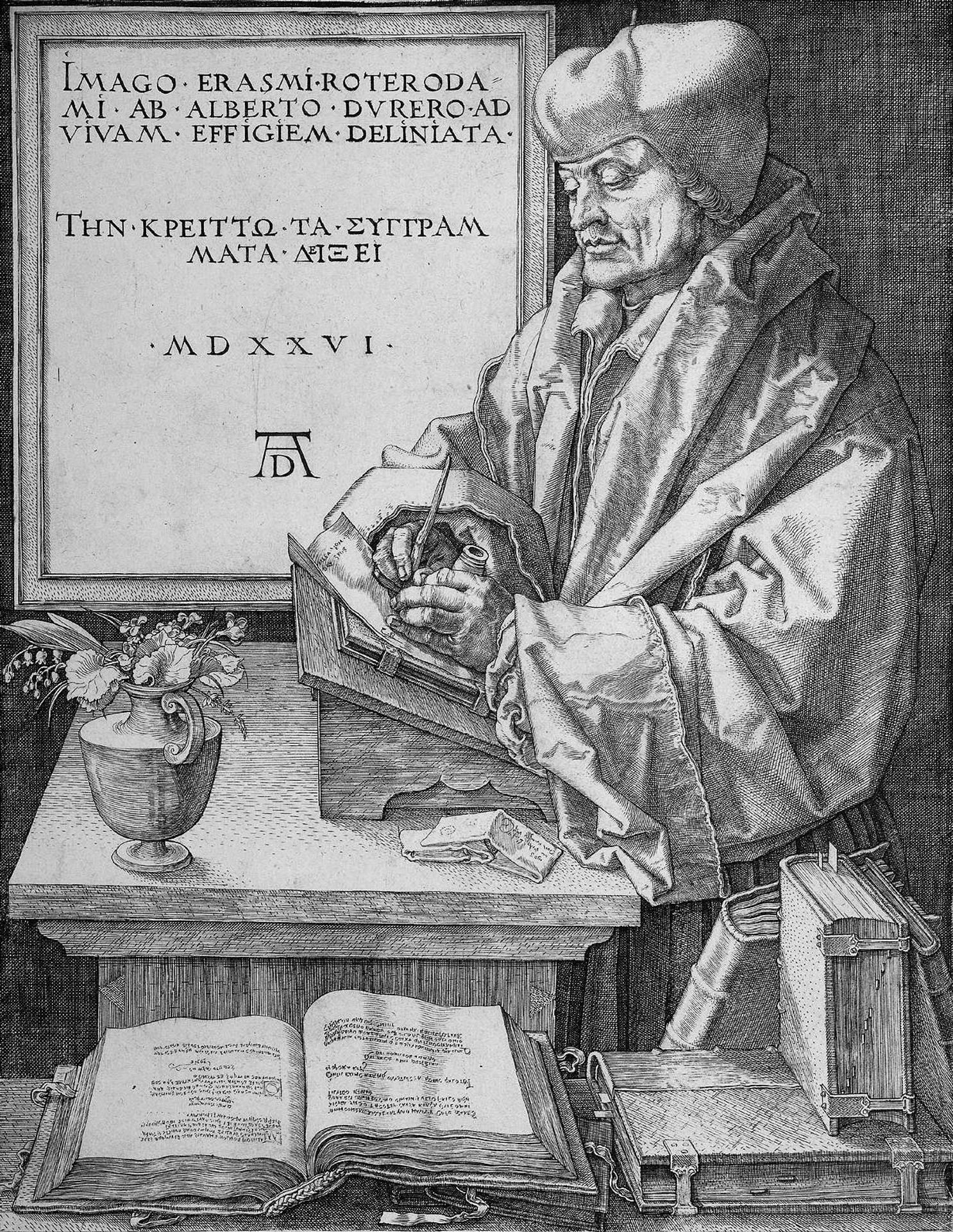 Desiderius Erasmus of Rotterdam by Albrecht Durer