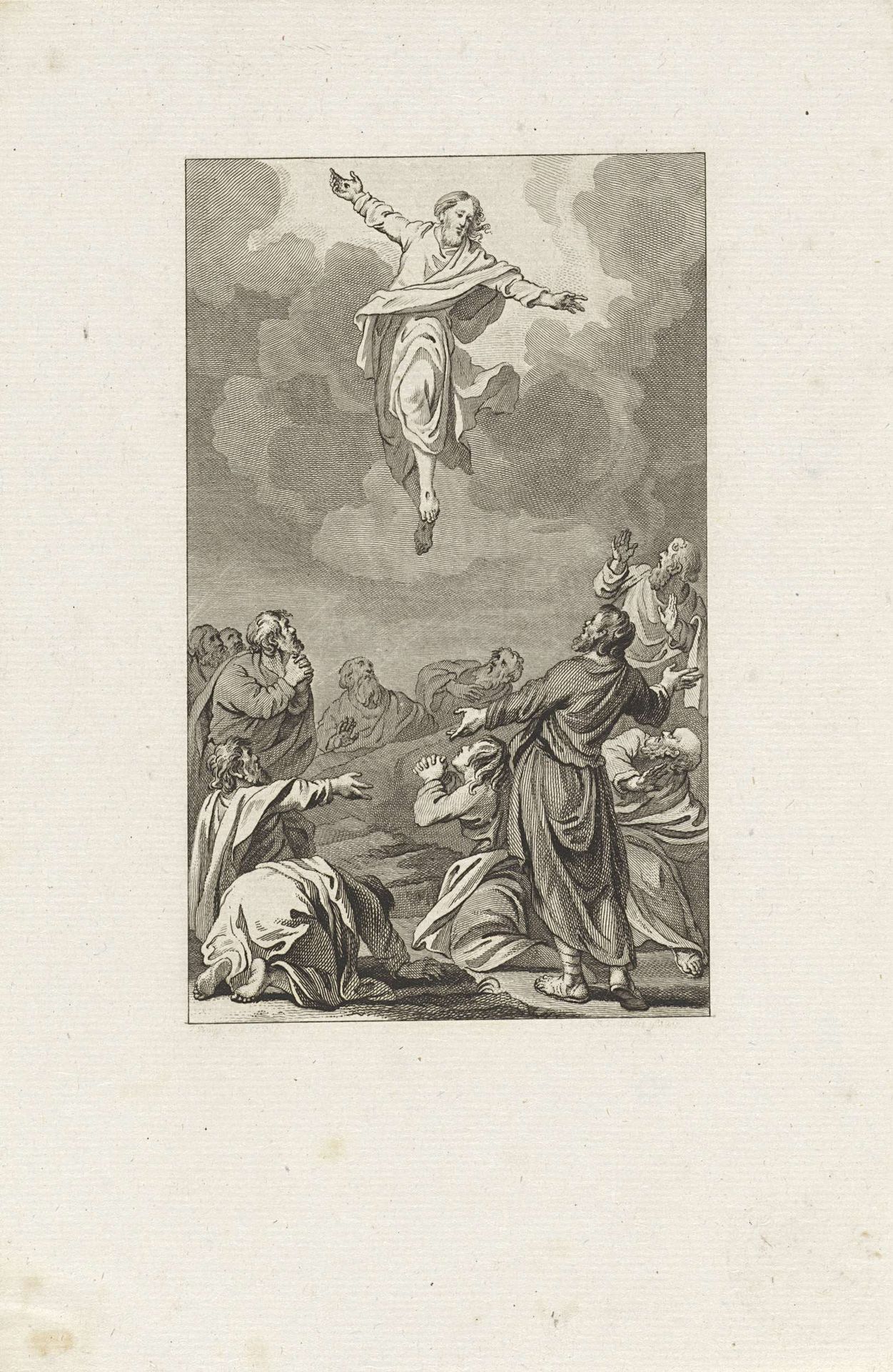 Hemelvaart van Christus by Reinier Vinkeles
