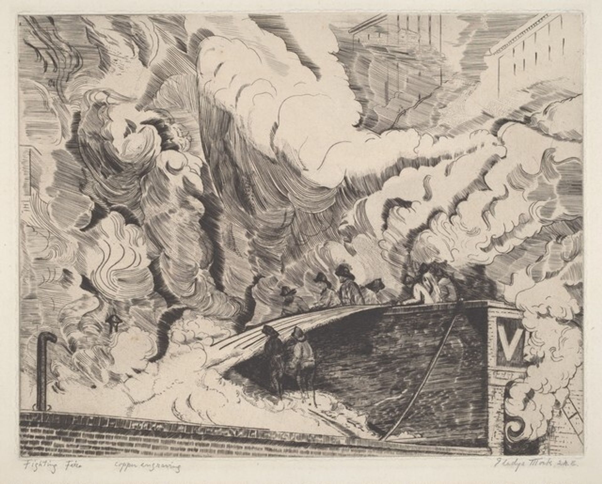 Fighting Fire by Gladys Amy Mock