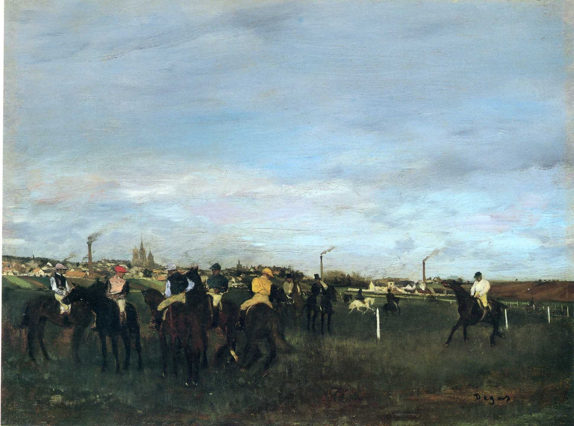 Before the Race by Edgar Degas