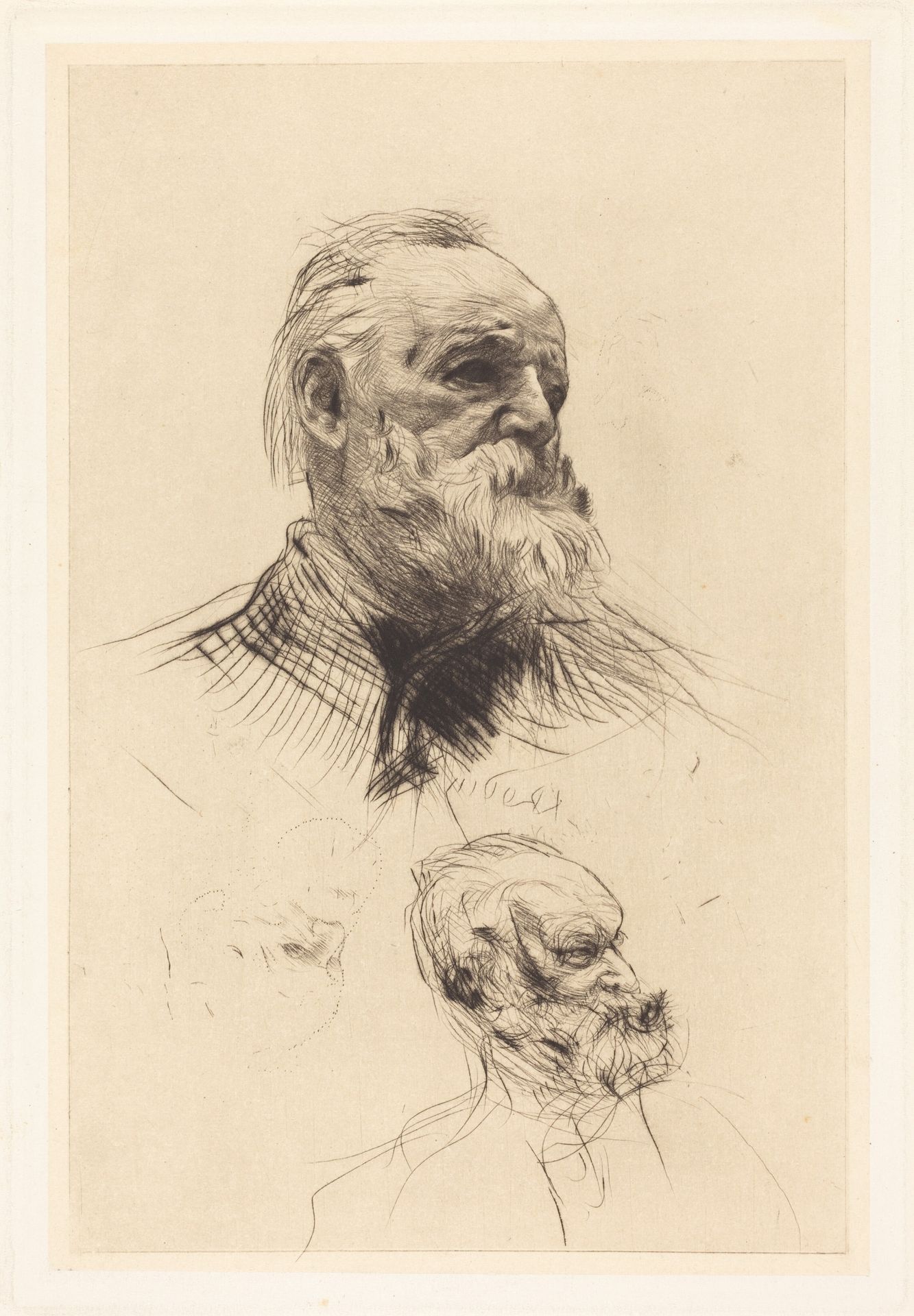 Victor Hugo, De Trois Quarts by Auguste Rodin