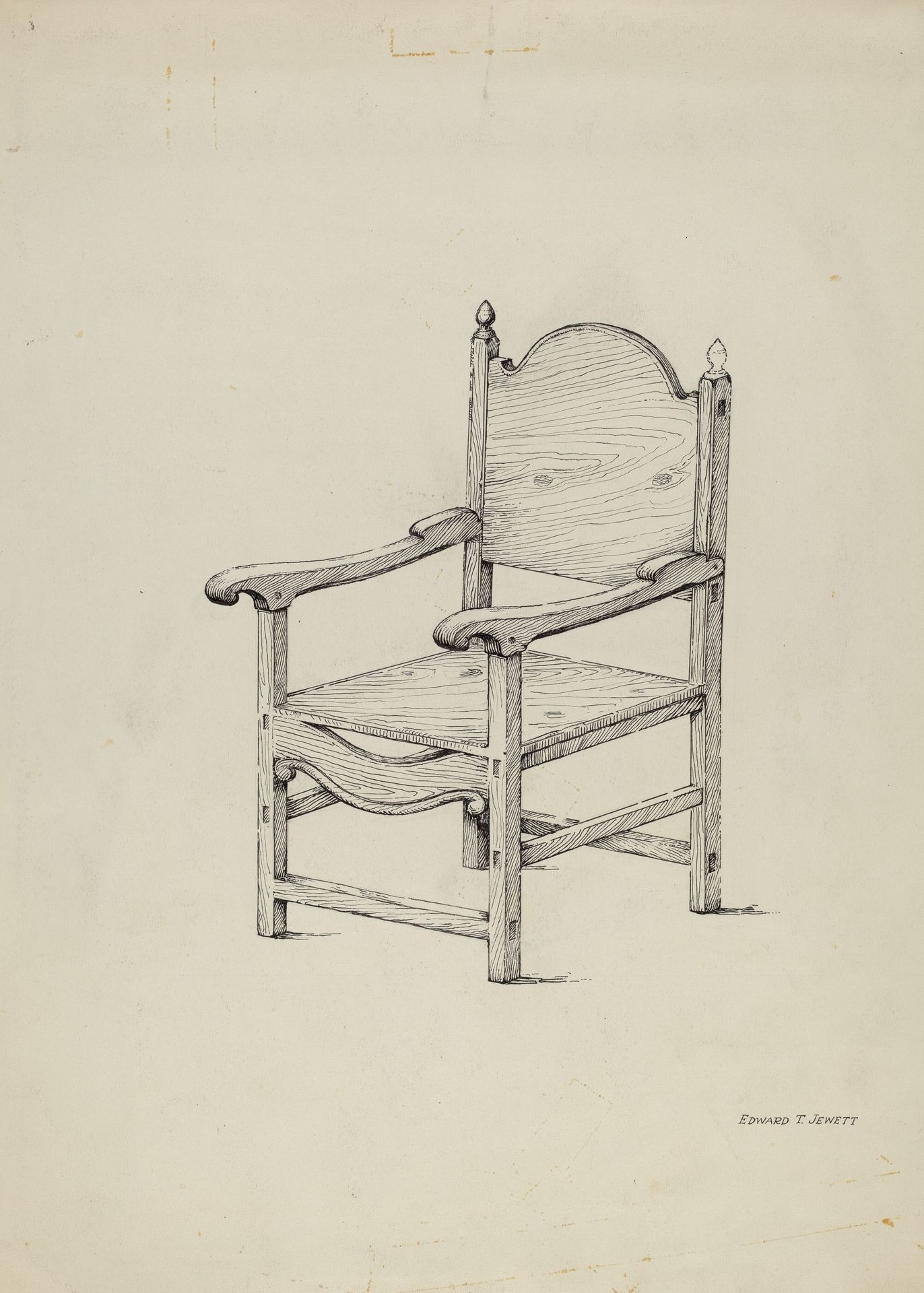 Chair (Scale Drawing) by Edward Jewett