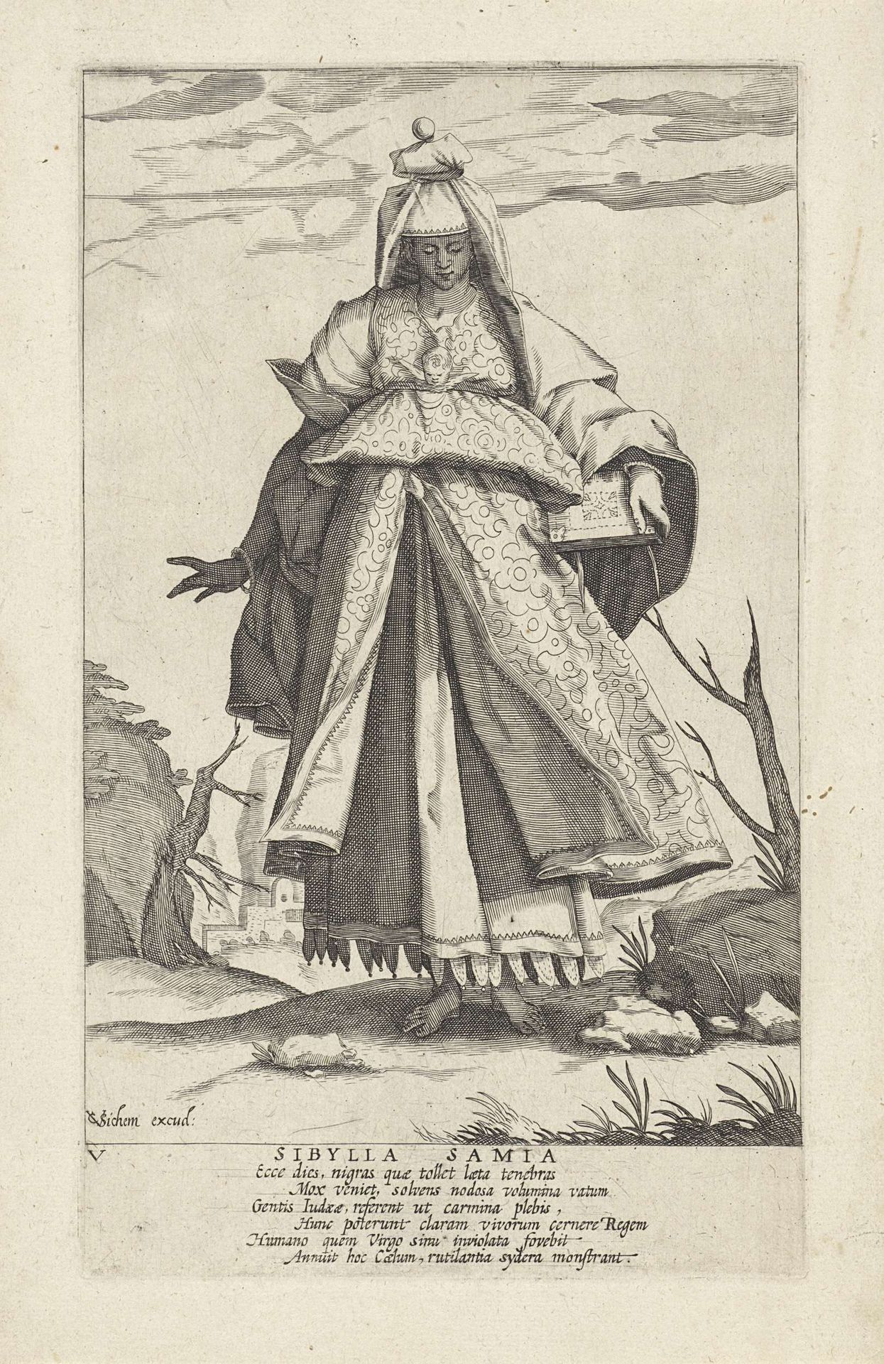 Sibille van Samos by Christoffel van Sichem I