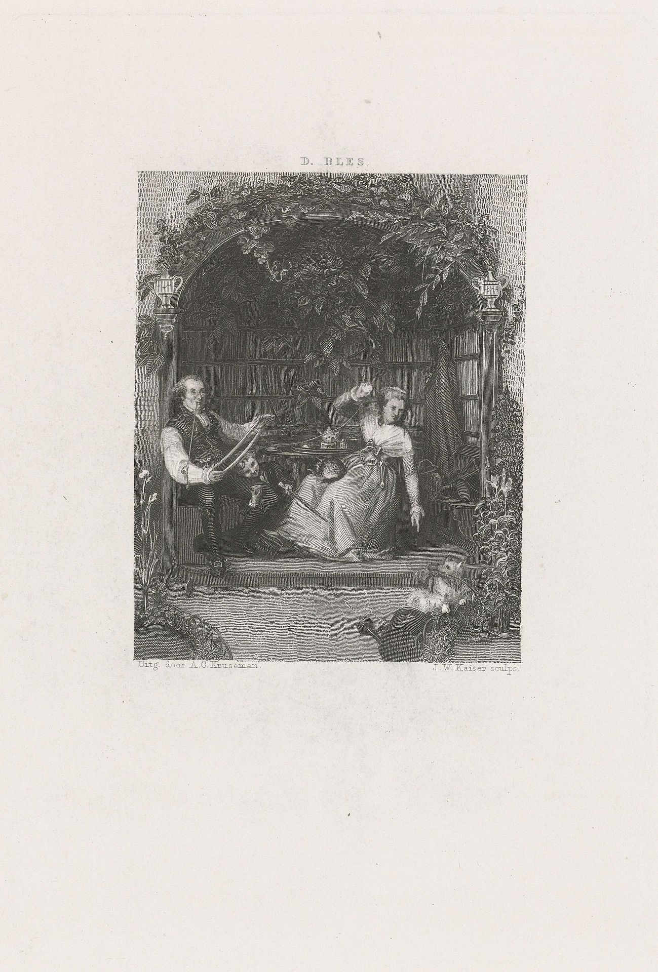 Garen opwinden by Johann Wilhelm (I) Kaiser