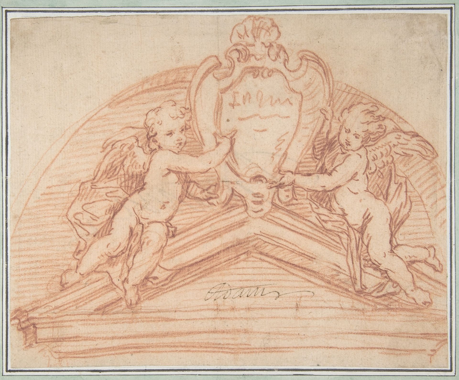 Design for a Pediment by Anonymous