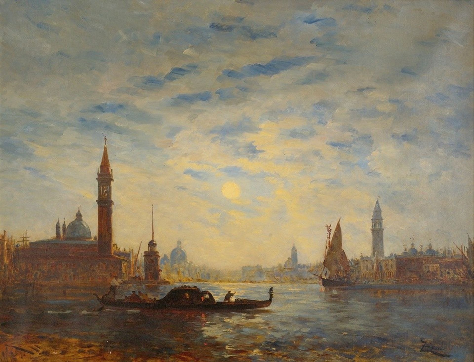 San Giorgio by Félix Ziem