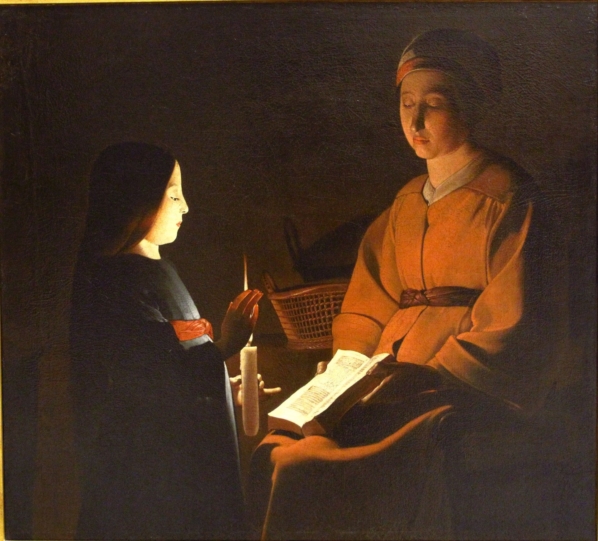 Education of the Virgin by Georges de la Tour