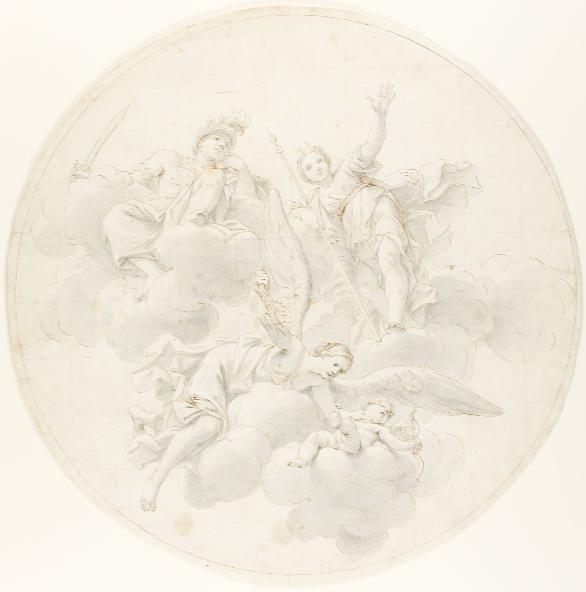 The Chastisement of Cupid by Jealousy in the Presence of Diana and Mars by Marco Antonio Franceschini
