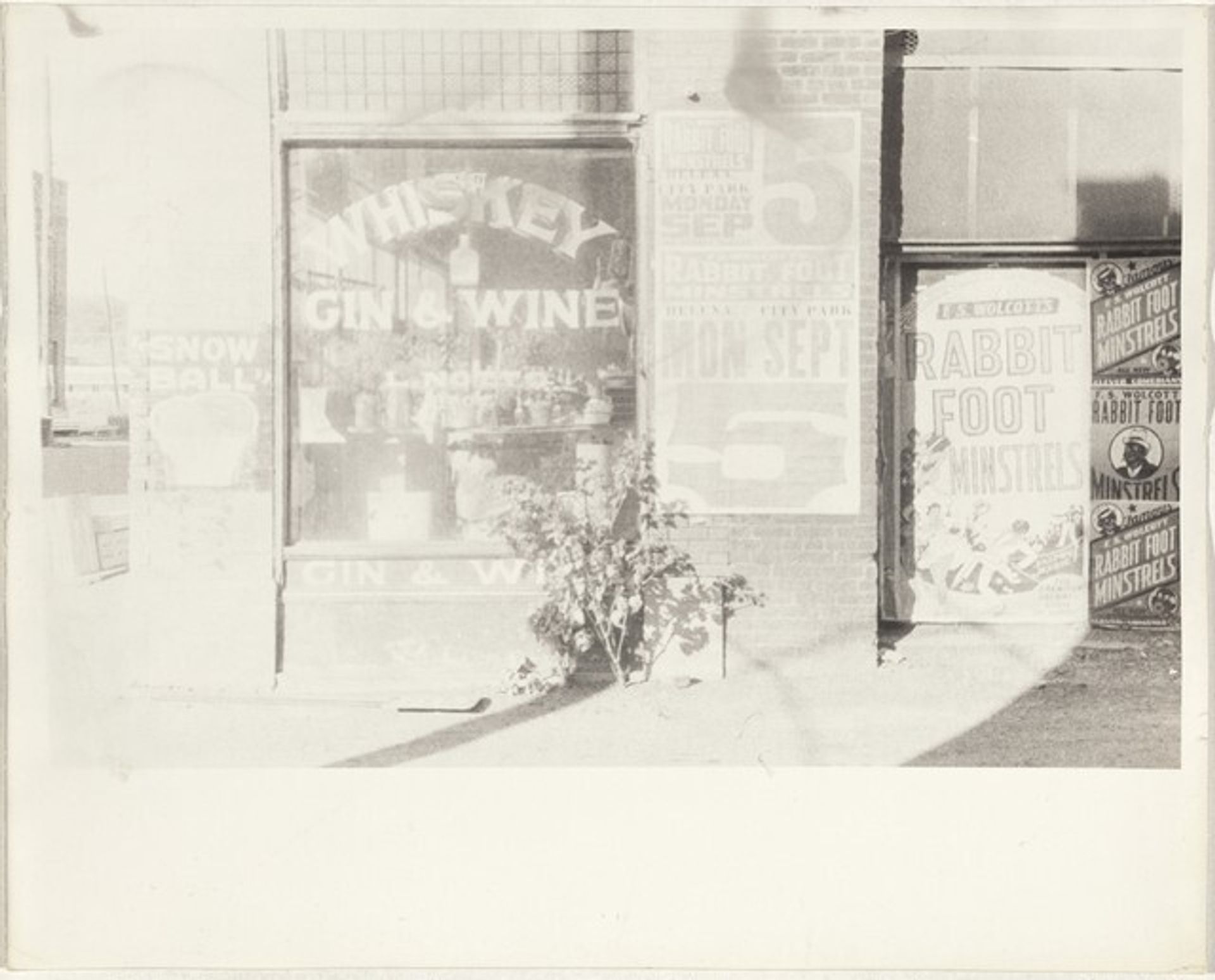 Storefront--Tennessee or Arkansas by Robert Frank
