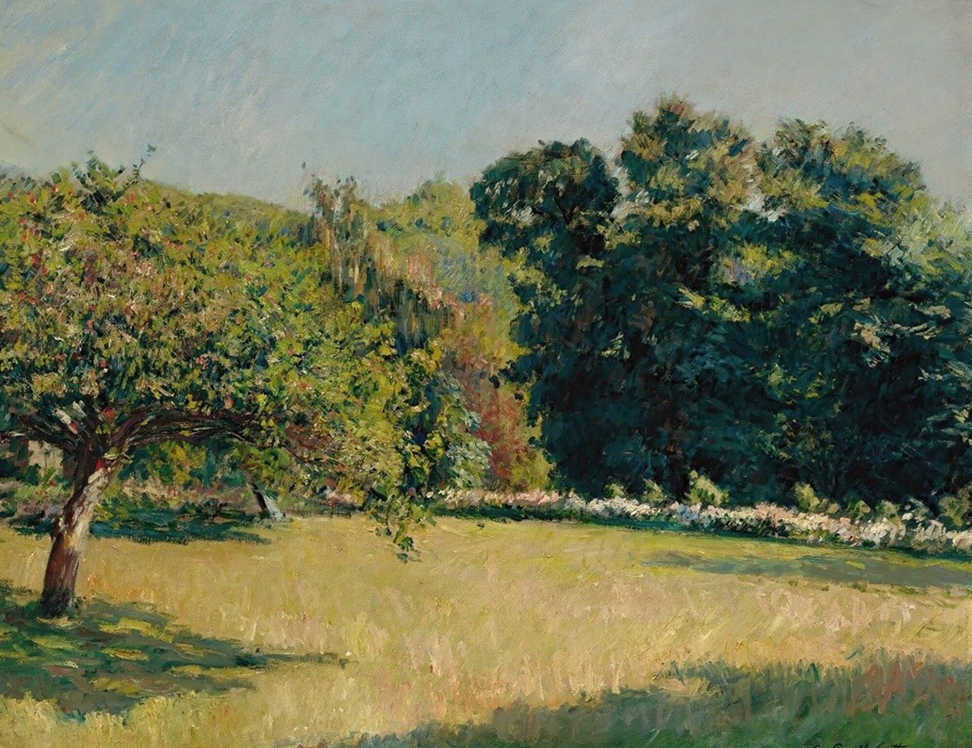 Un Jardin À Trouville by Gustave Caillebotte