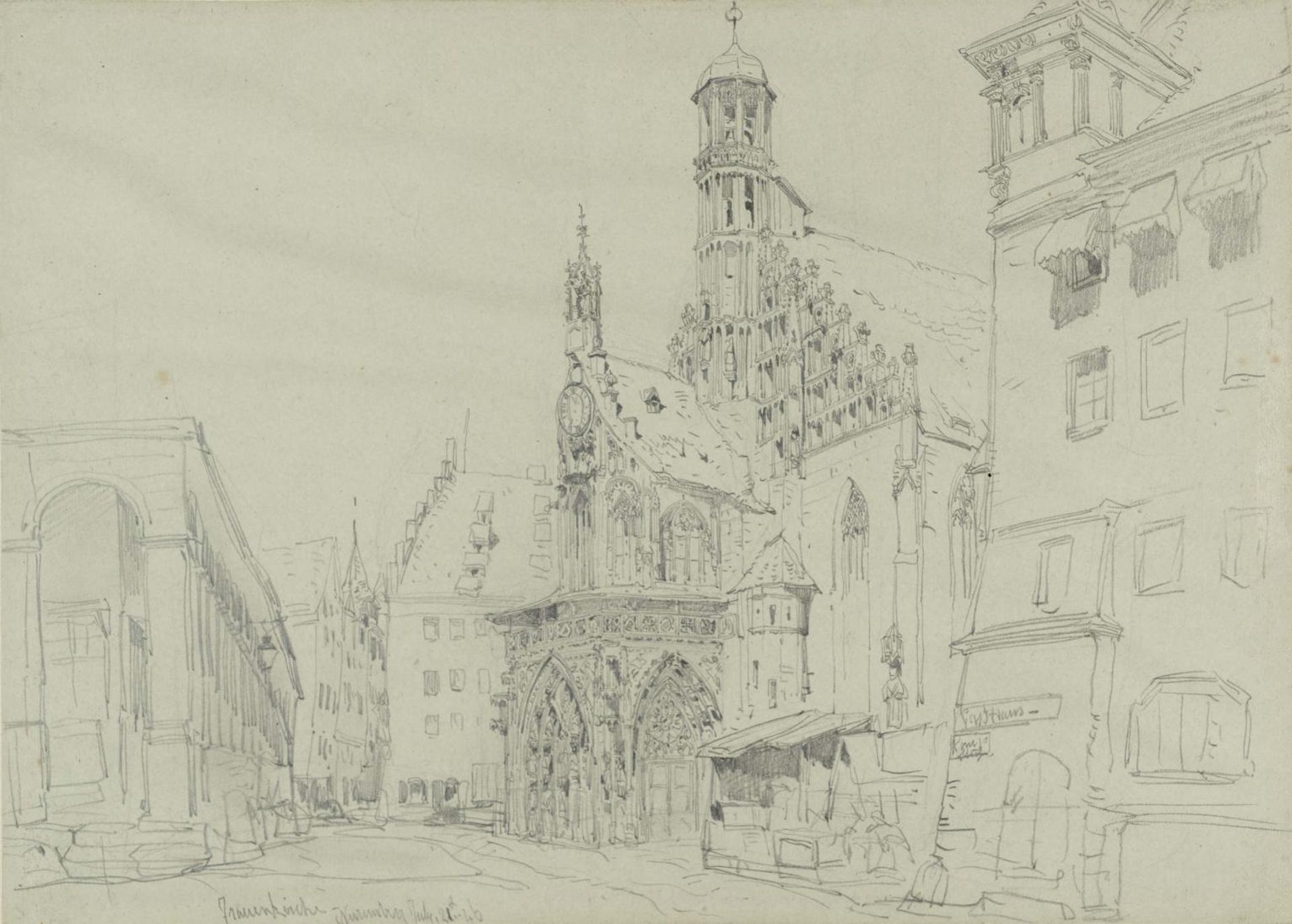 Frauenkirche, Nuremberg by William Callow
