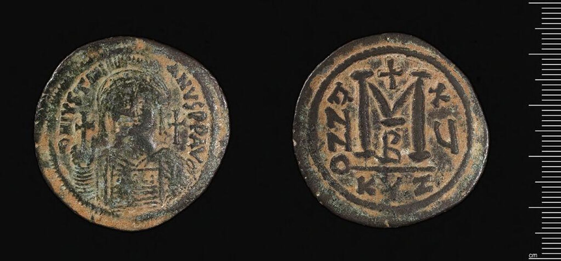 Coin of Justinian I by Justinian I